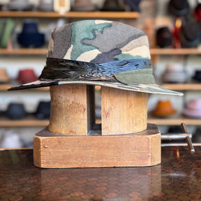 Camo Superpinch Fedora