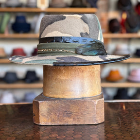 Camo Superpinch Fedora