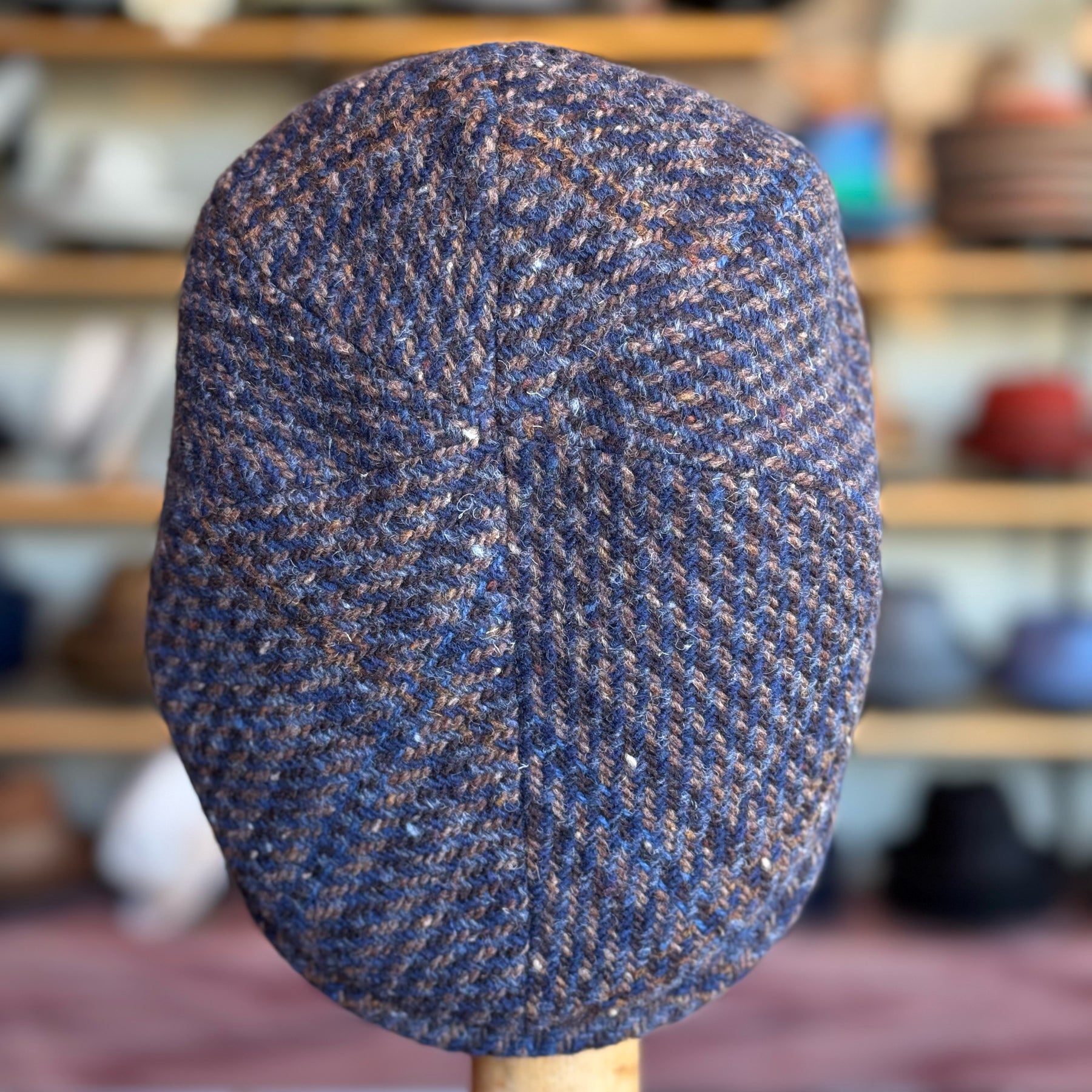Chunky Plaid 6-Panel Newsboy