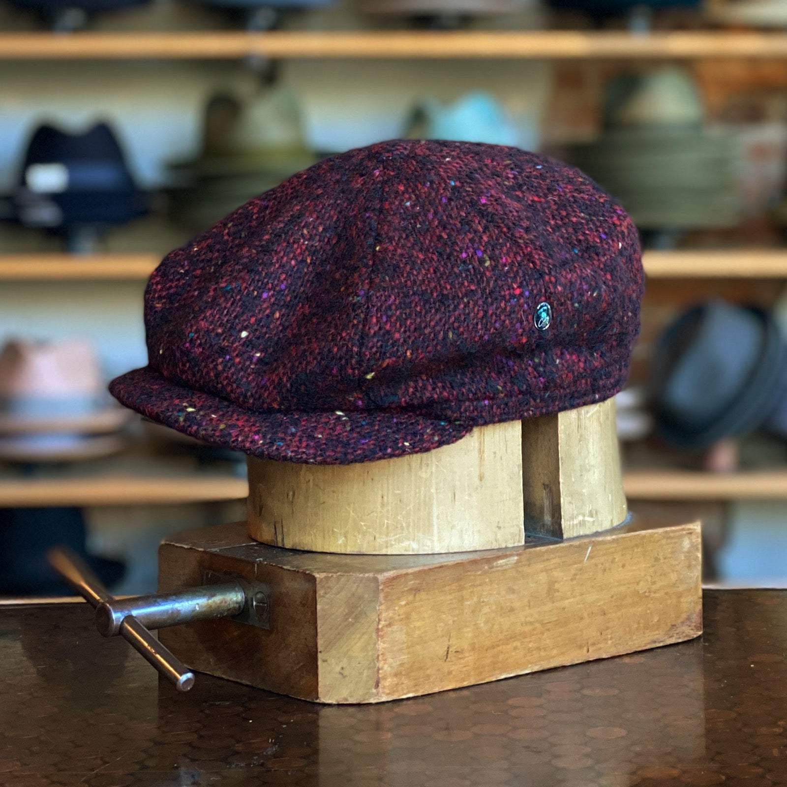 Donegal Tweed Hatteras Newsboy Cap Peaky Blinders Hat