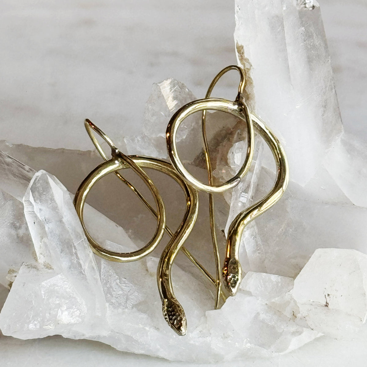 Clef Snake Earring
