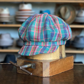 Cotton Plaid Spitfire Cap