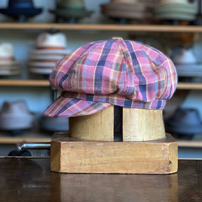 Cotton Plaid Spitfire Cap