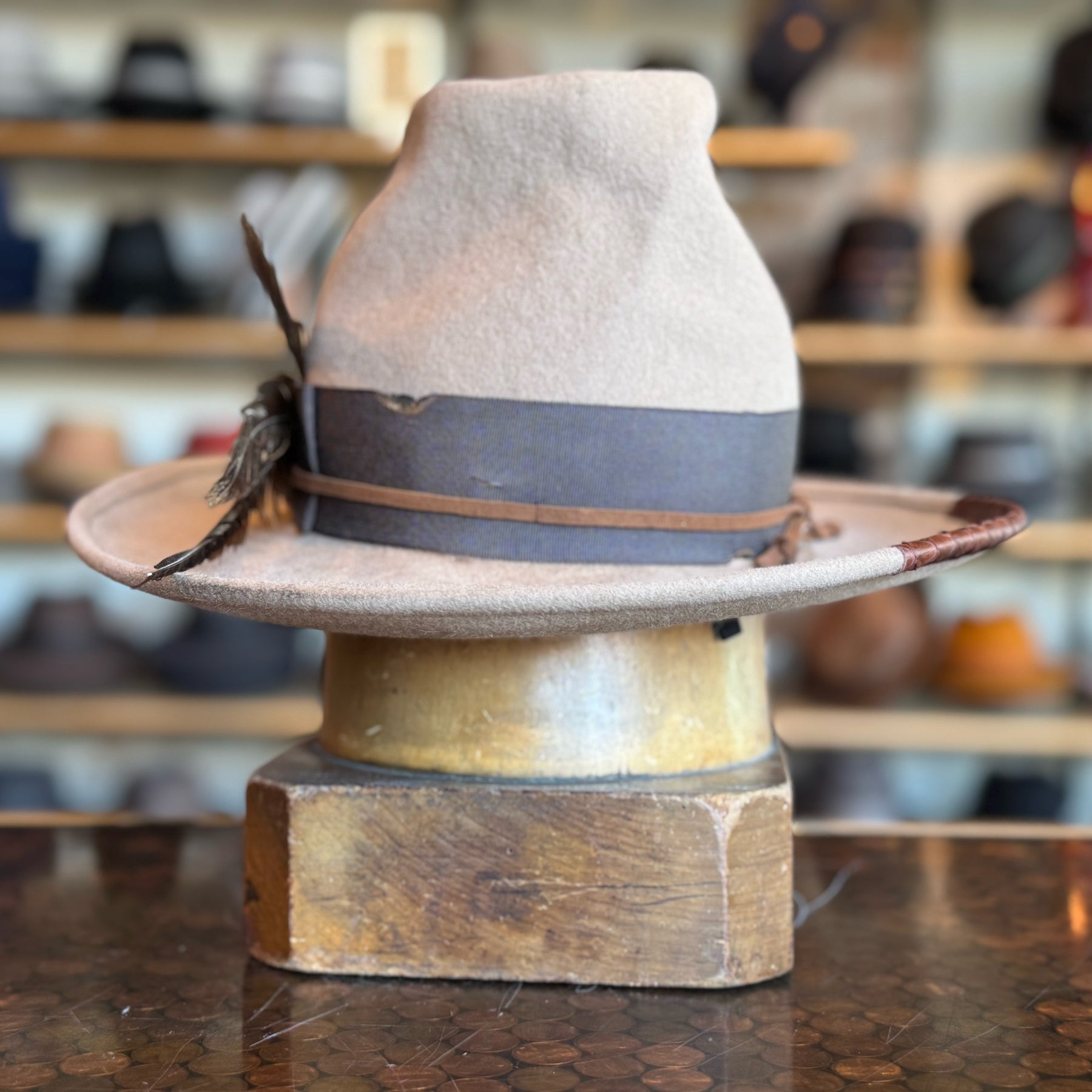 Distressed Slouch Hat