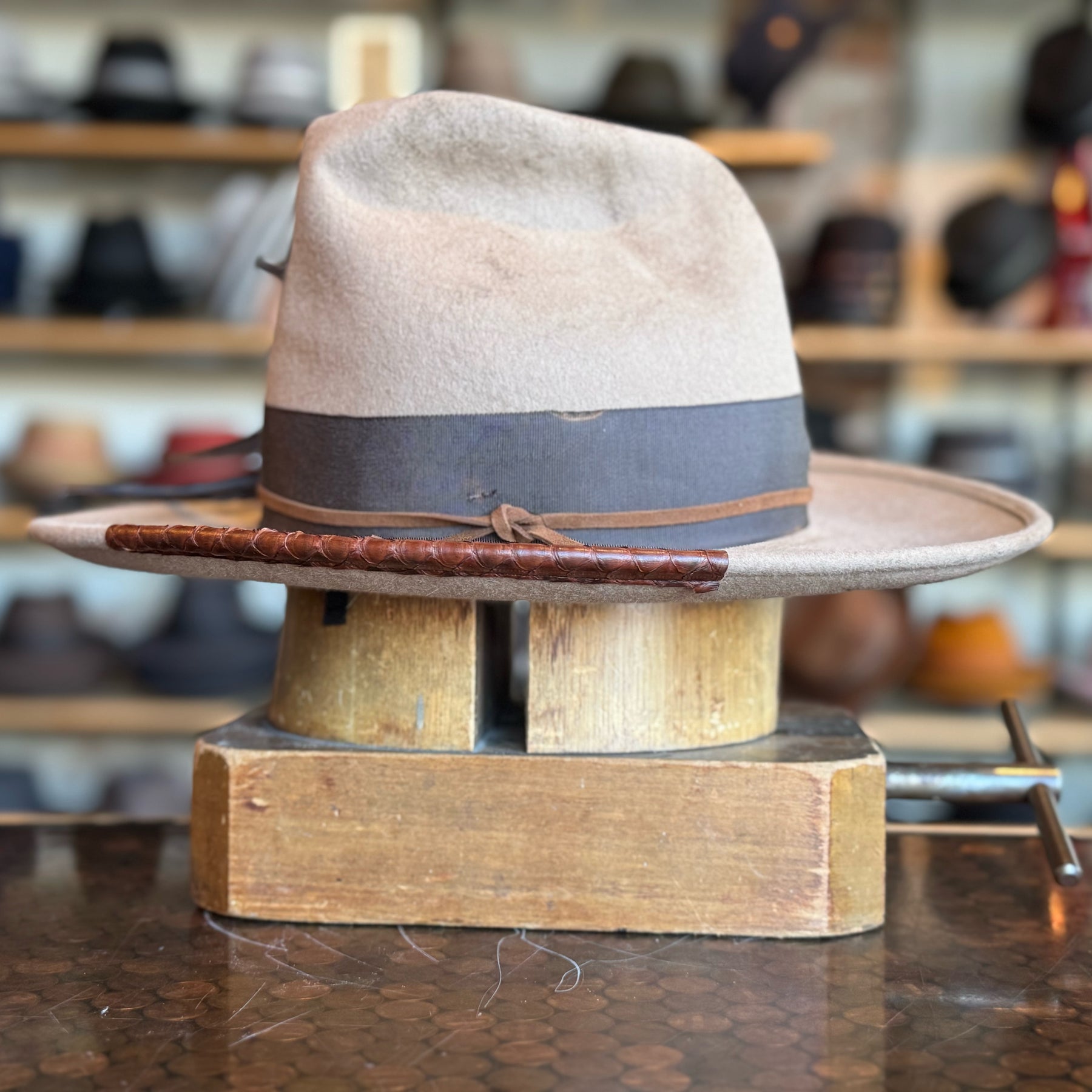 Distressed Slouch Hat