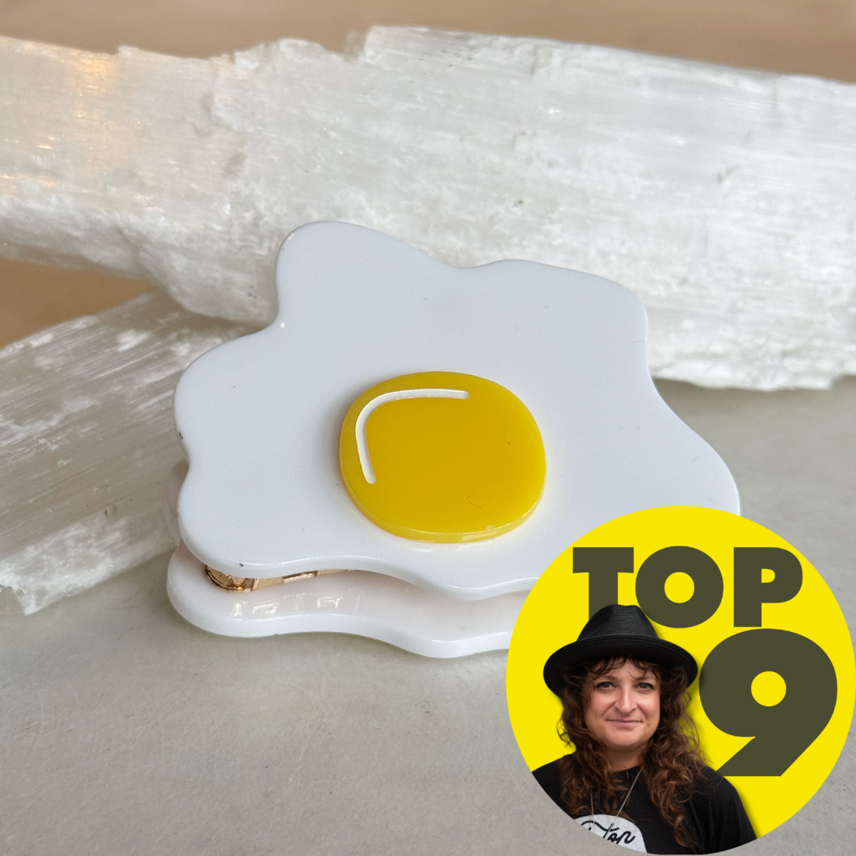 Egg Hair Clip