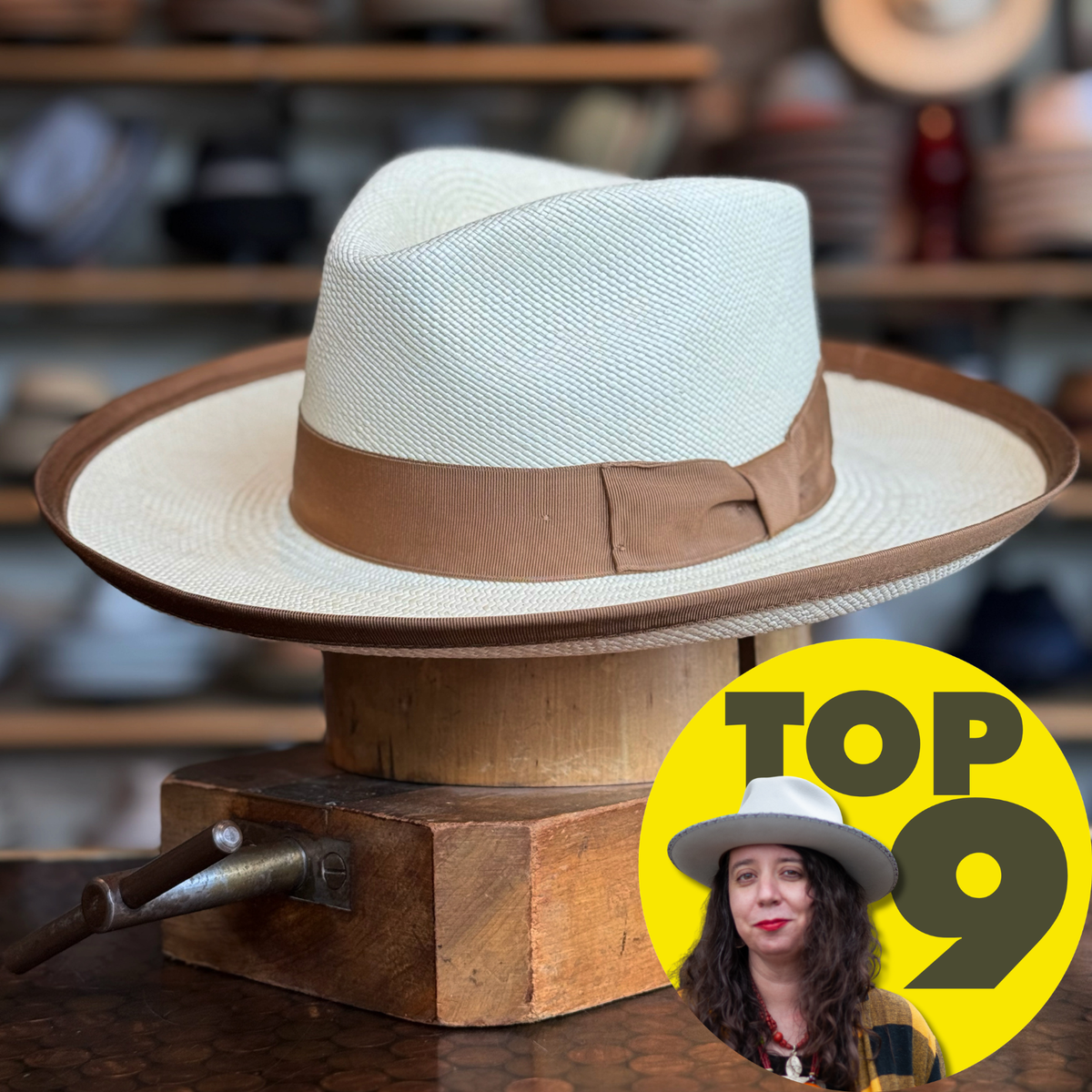 Gaudi Wide Brim Panama Fedora