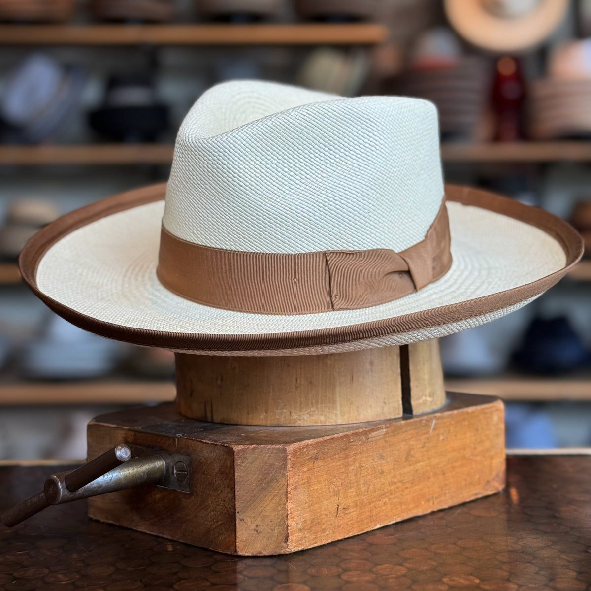 Gaudi Wide Brim Panama Fedora