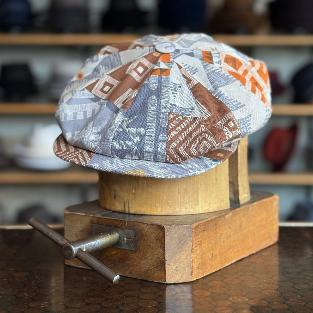 Geometric Pattern Newsboy