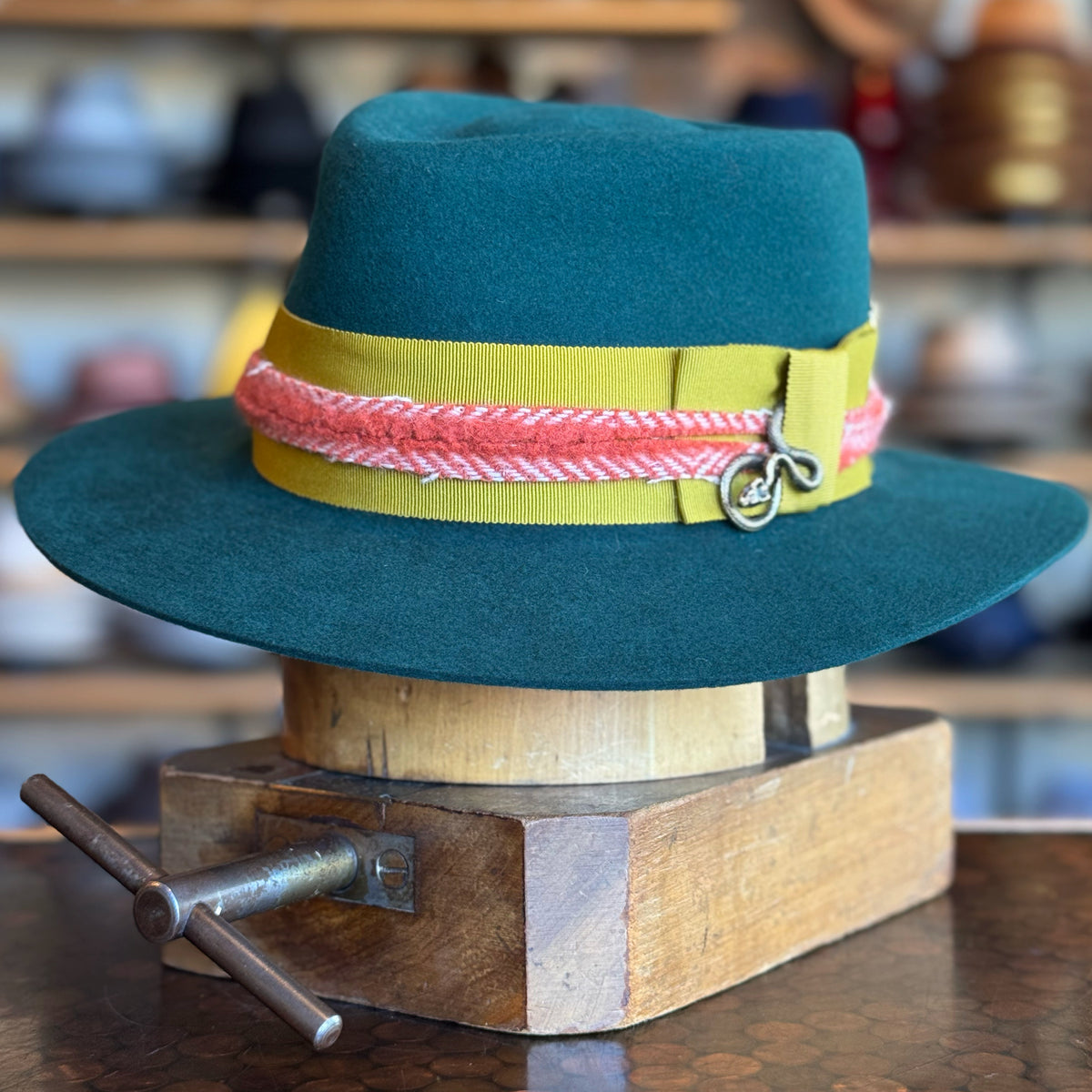 Gin Tansy Flat Brim Fedora