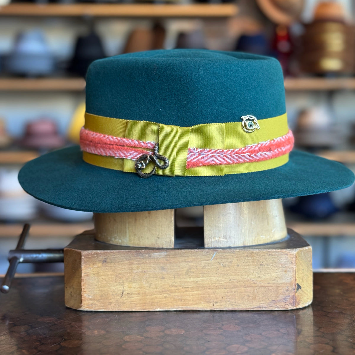 Gin Tansy Flat Brim Fedora