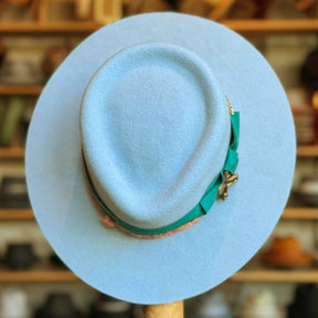 Gin Tansy Flat Brim Fedora
