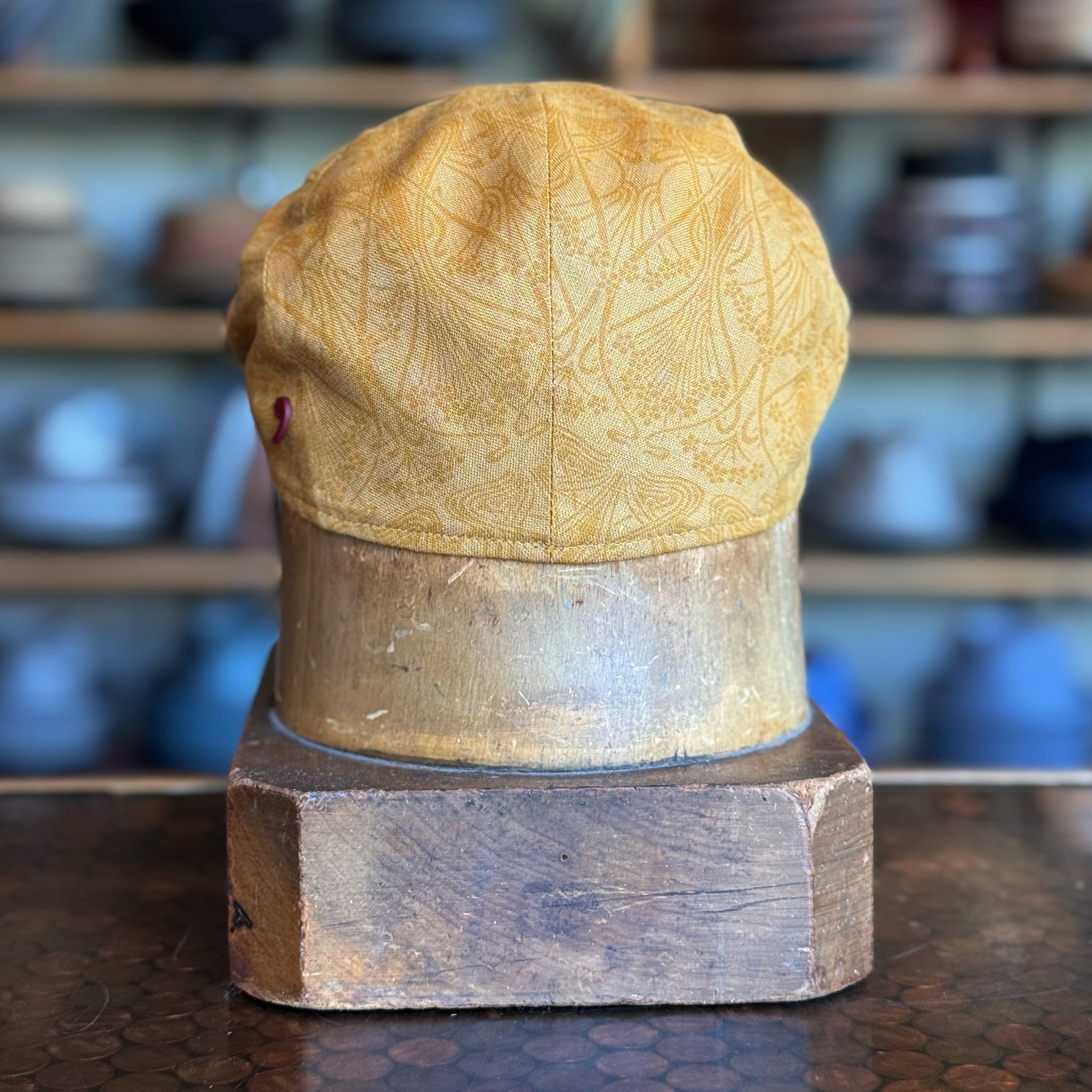 Golden Deco Flat Cap