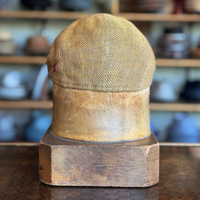 Golden Herringbone 2-Panel Ivy Cap