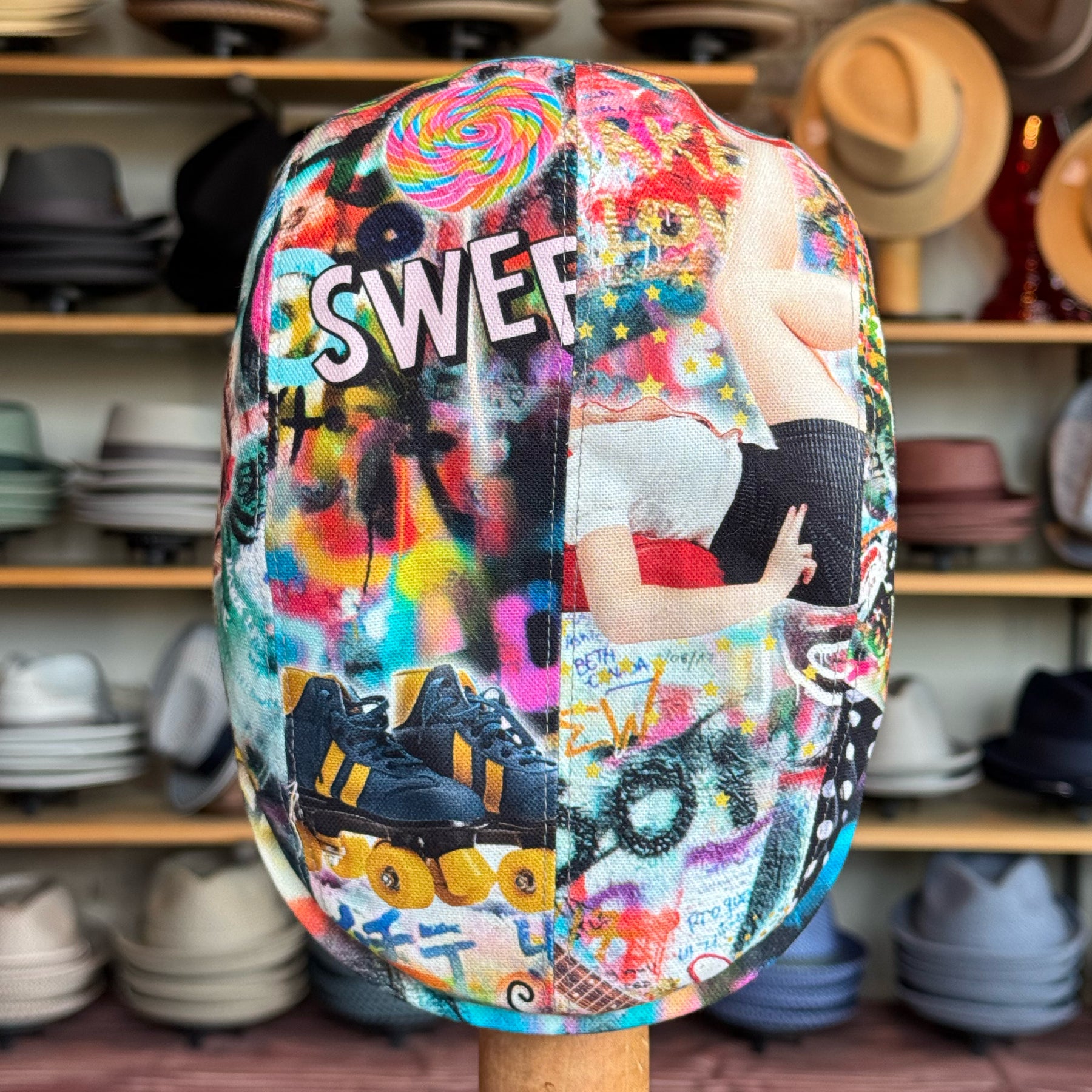 Graffiti 2-Panel Ivy Cap