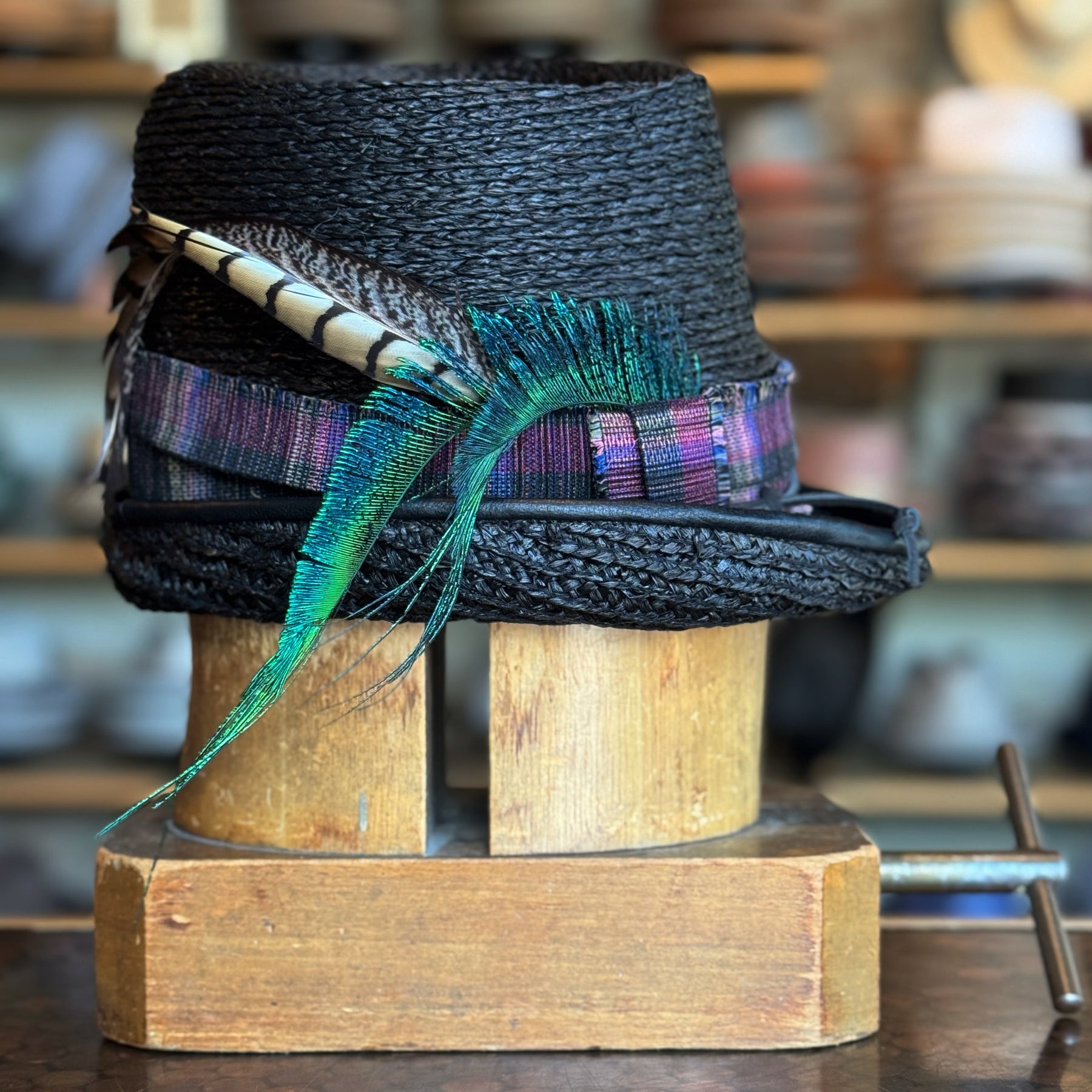 Hecate Straw Top Hat