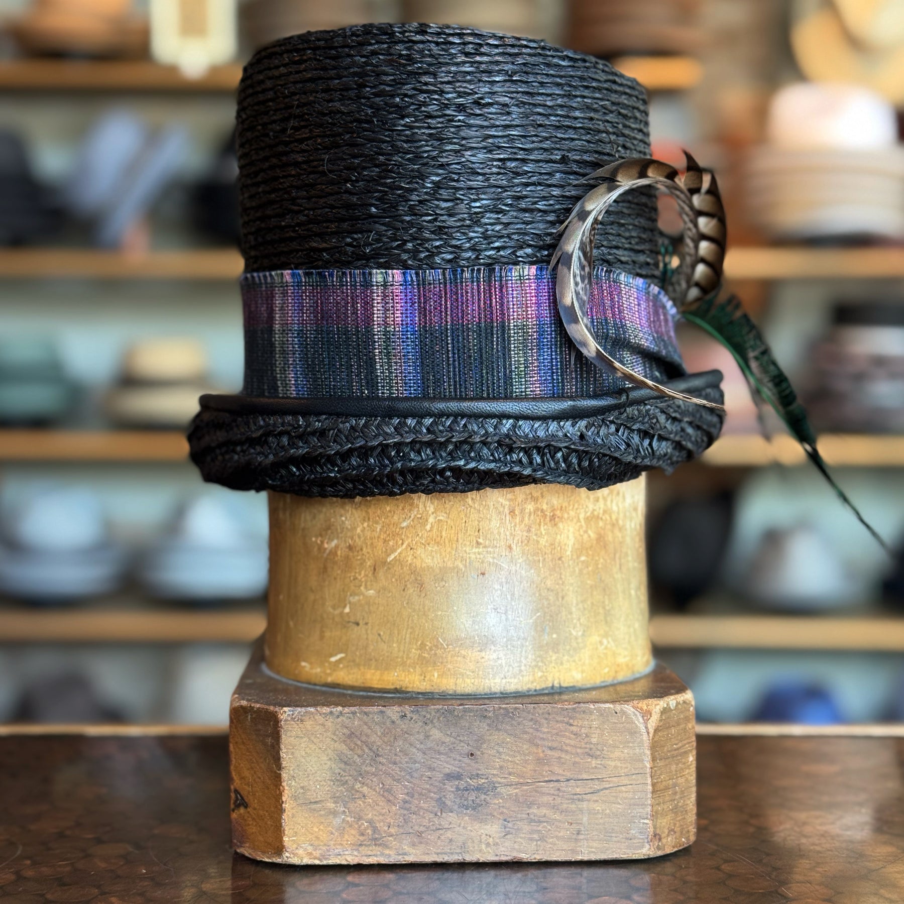 Hecate Straw Top Hat