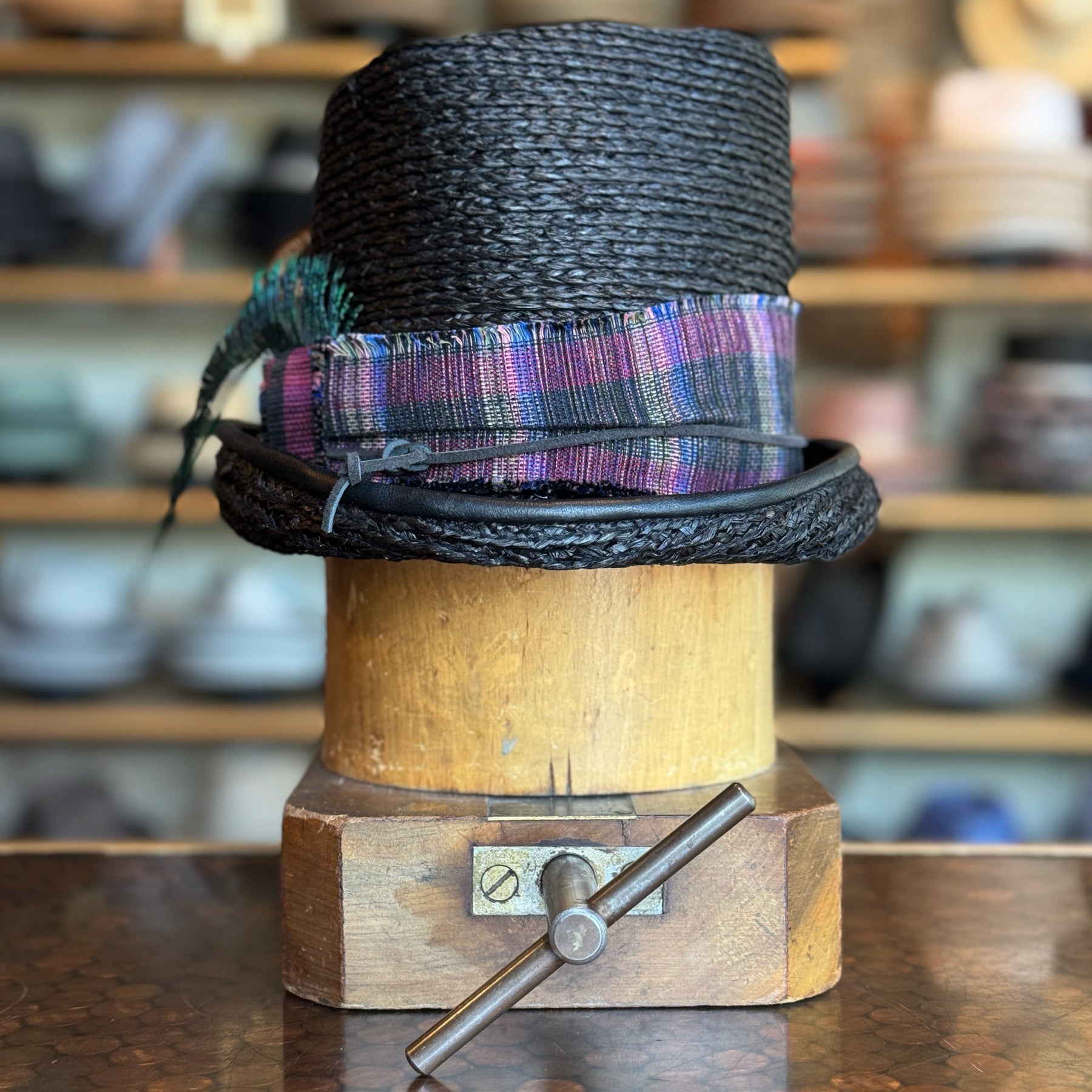 Hecate Straw Top Hat