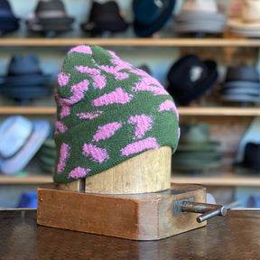 Jacquard Camo Beanie