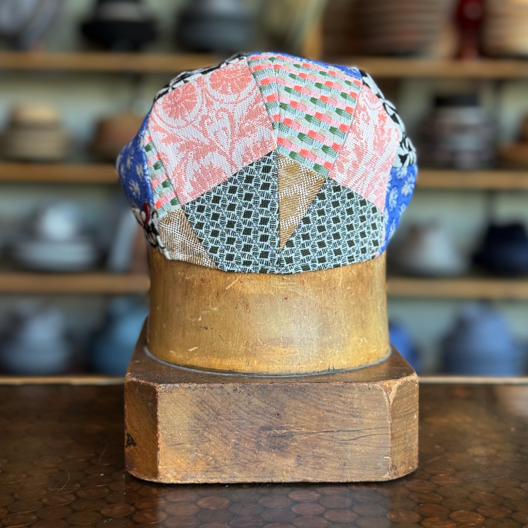 Joyful Patchwork Flat Cap