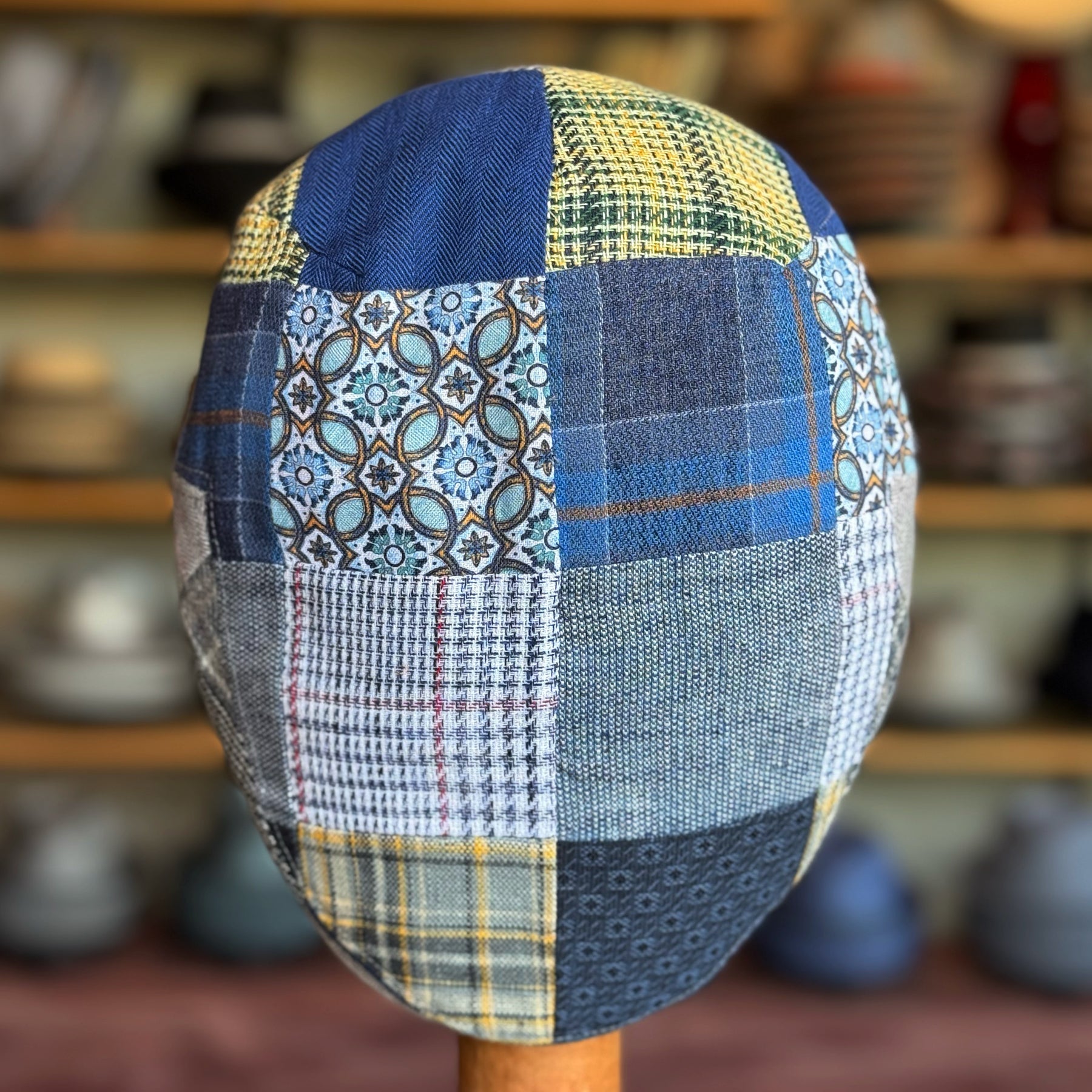 King Patchwork Flat Cap