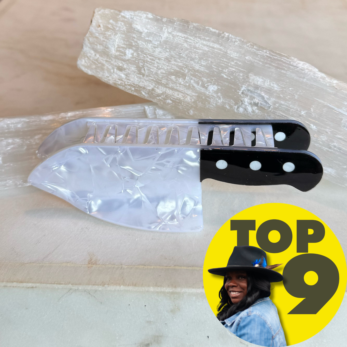 Knife Hair Clip