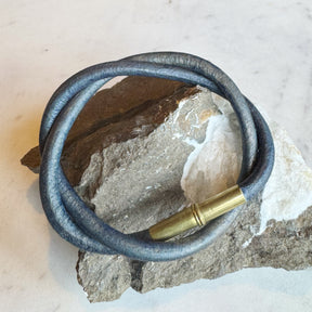 Leather Flint Bracelet