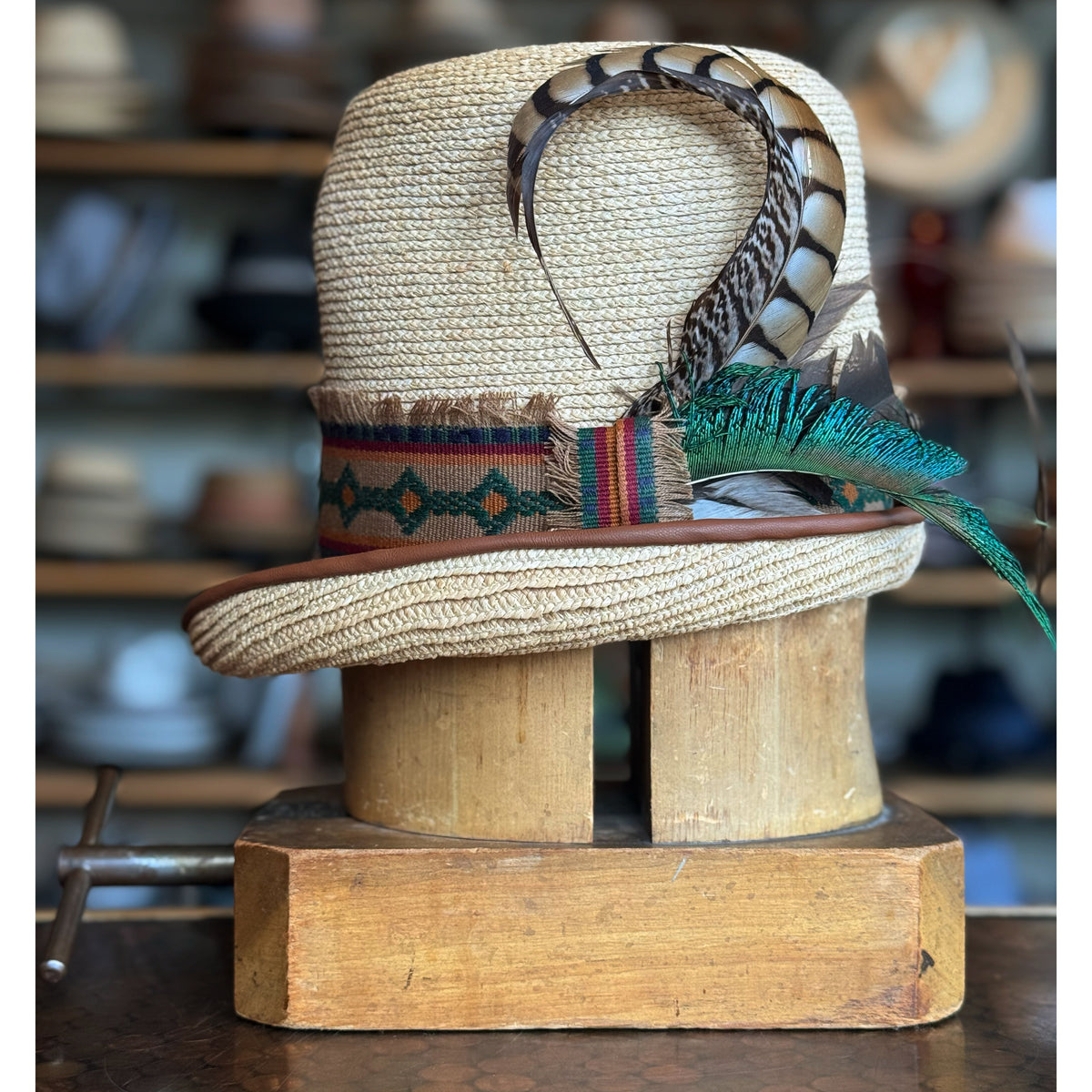 Luna Straw Top Hat