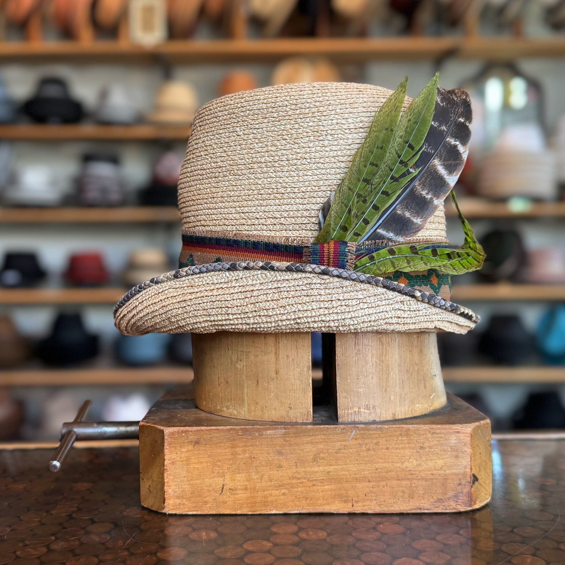 Luna Straw Top Hat