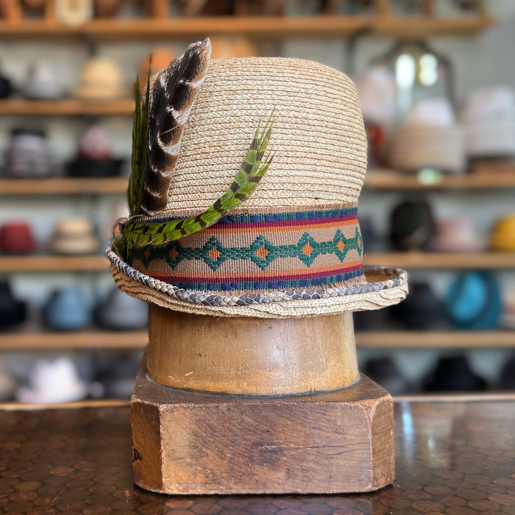 Luna Straw Top Hat