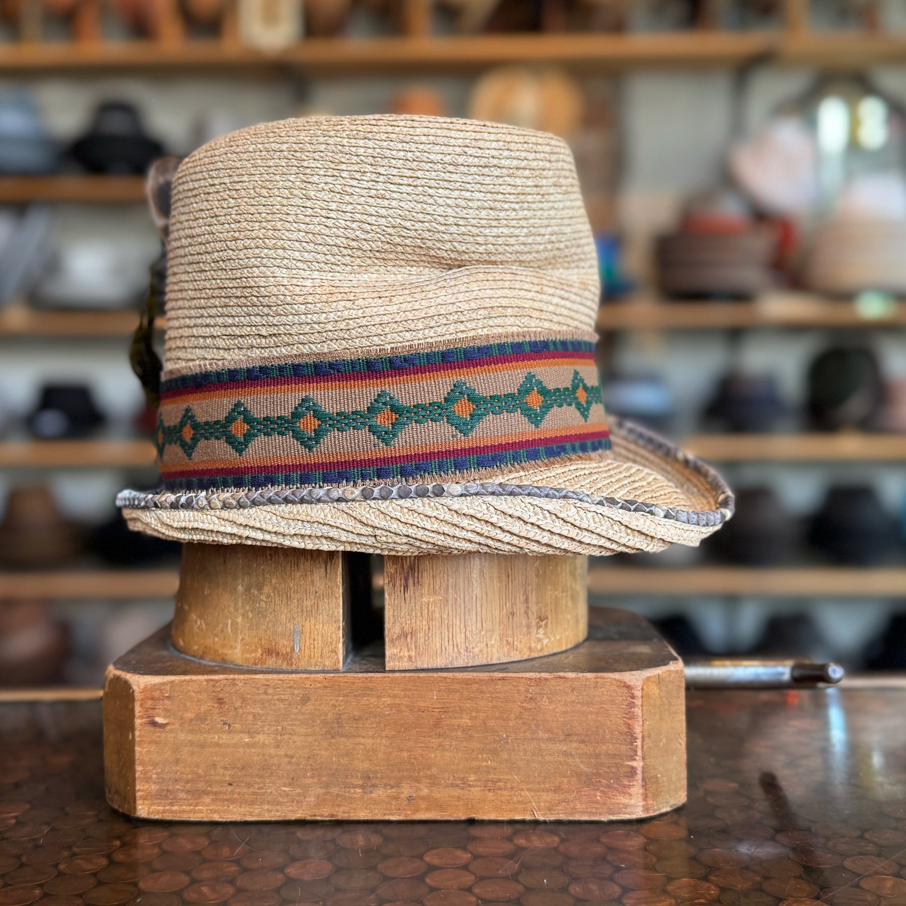 Luna Straw Top Hat