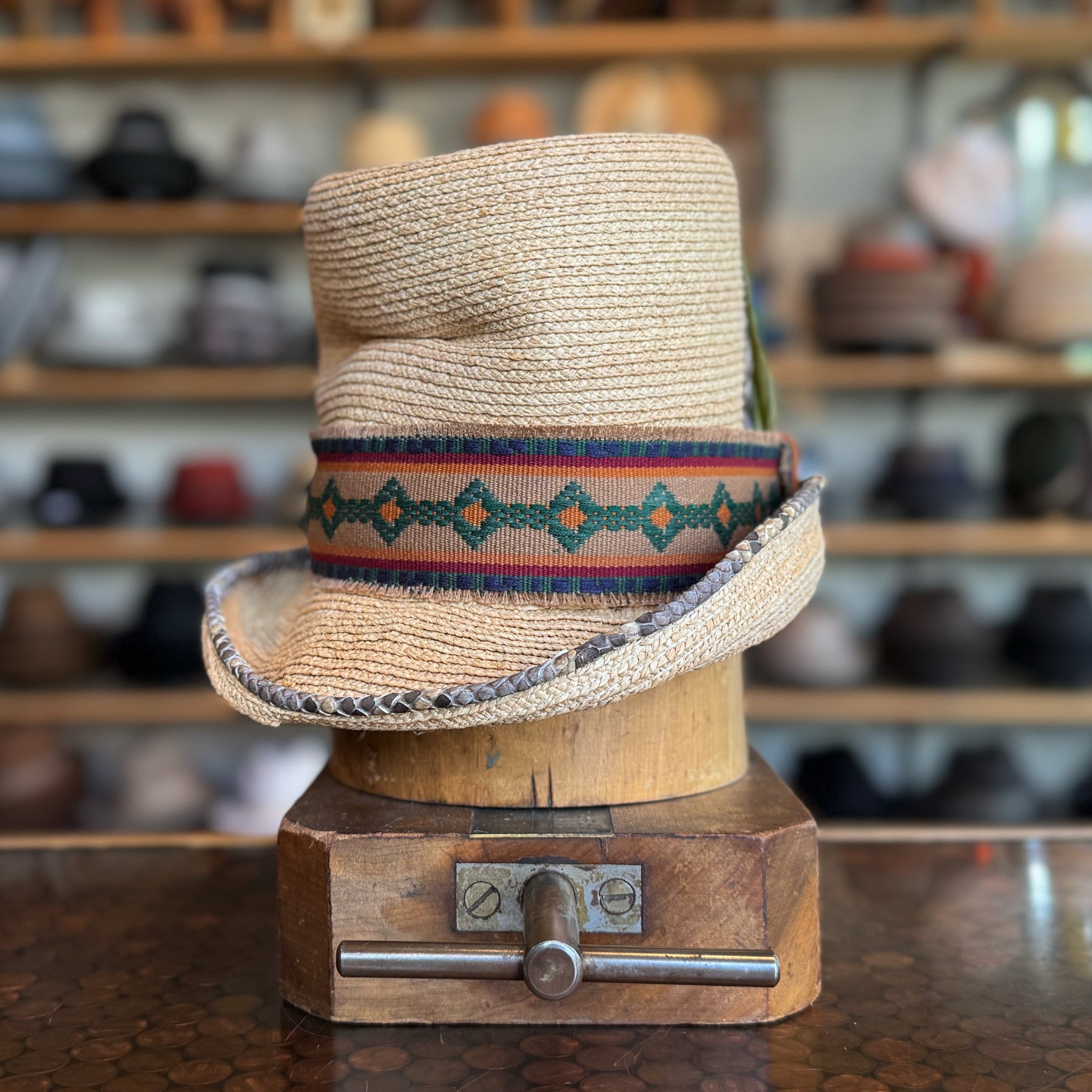 Luna Straw Top Hat