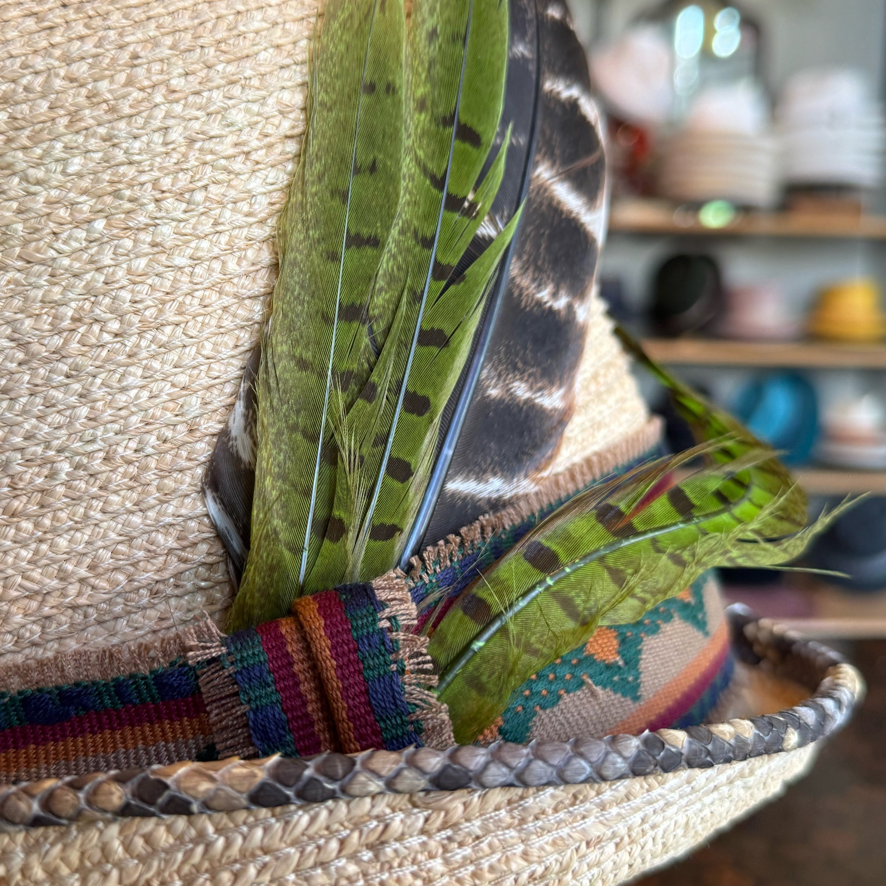 Luna Straw Top Hat