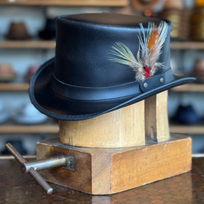 Marlow Leather Top Hat