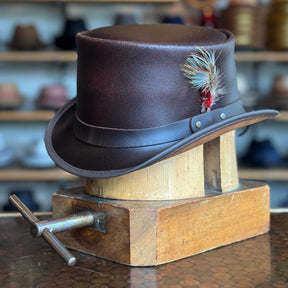 Marlow Leather Top Hat