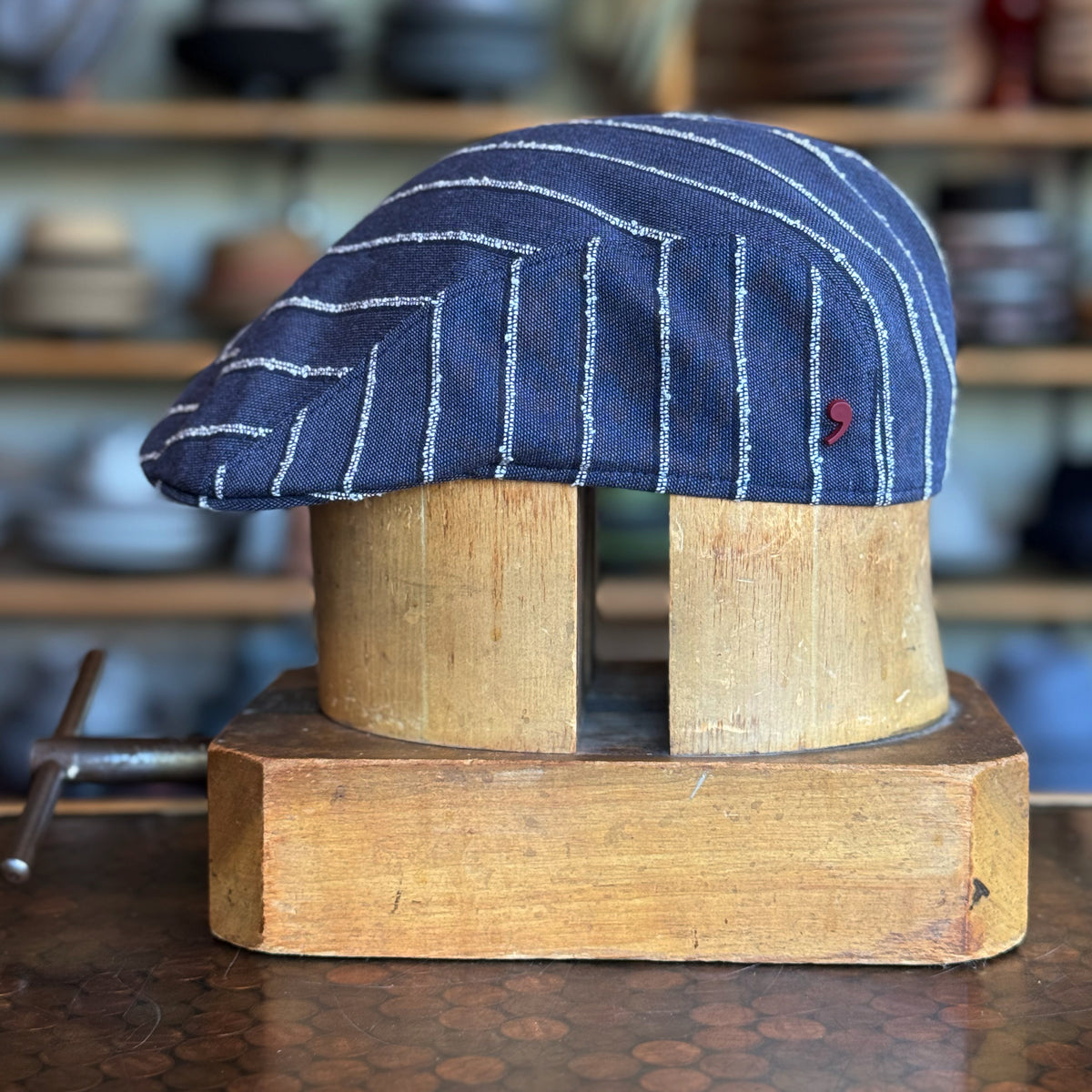 Nautical Stripe 2-Panel Ivy Cap