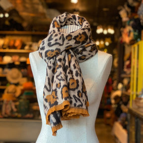 Oversized Leopard Scarf