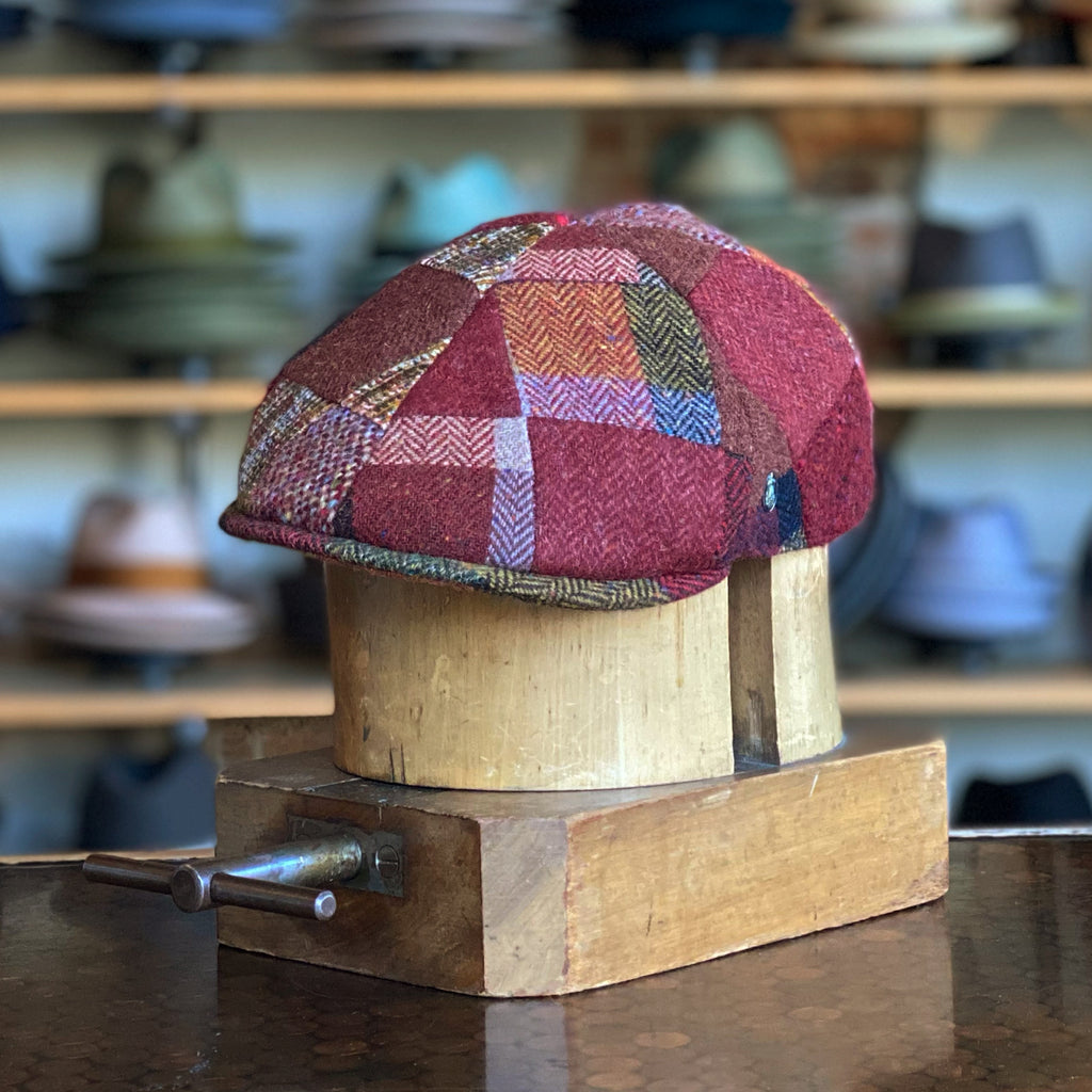 Patchwork 6-Panel Cap - High Quality Traditional Wool Patch Cap display picture 1