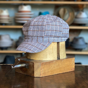 Plaid Bakerboy Cap