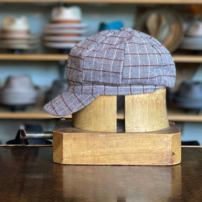Plaid Bakerboy Cap