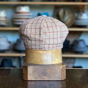 Plaid Bakerboy Cap
