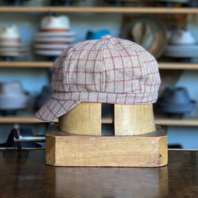 Plaid Bakerboy Cap