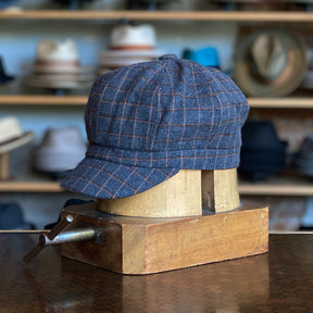 Plaid Bakerboy Cap