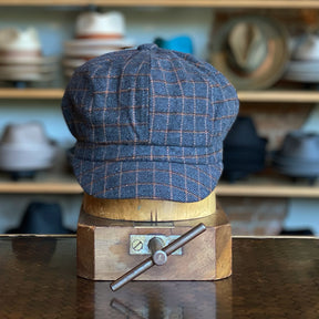 Plaid Bakerboy Cap