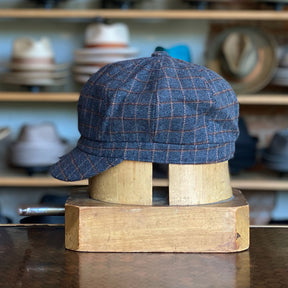 Plaid Bakerboy Cap