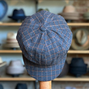 Plaid Bakerboy Cap