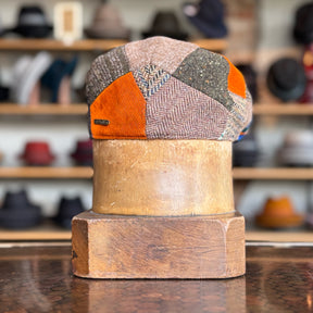 Playful Patchwork Flat Cap