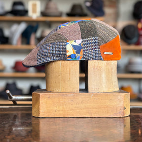 Playful Patchwork Flat Cap