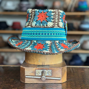 Pooh-Bah Granny Square Top Hat