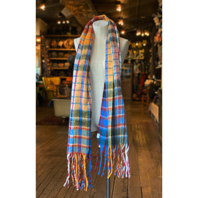 Rainbow Plaid Scarf